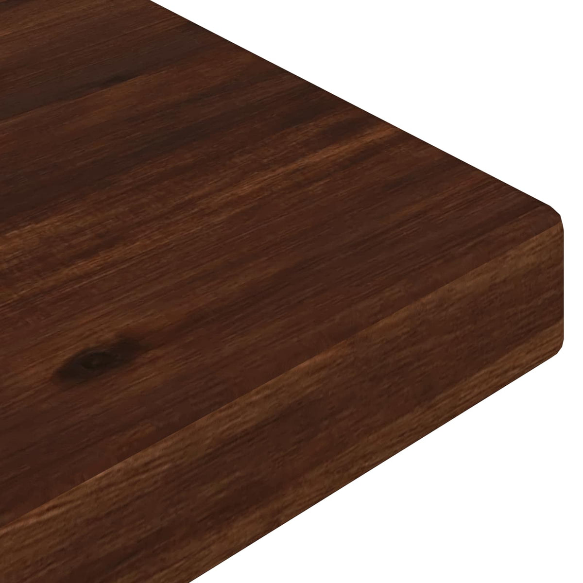 vidaXL Rectangular Table Top 110 x 20 x 3.5 cm Rectangular Dark Brown