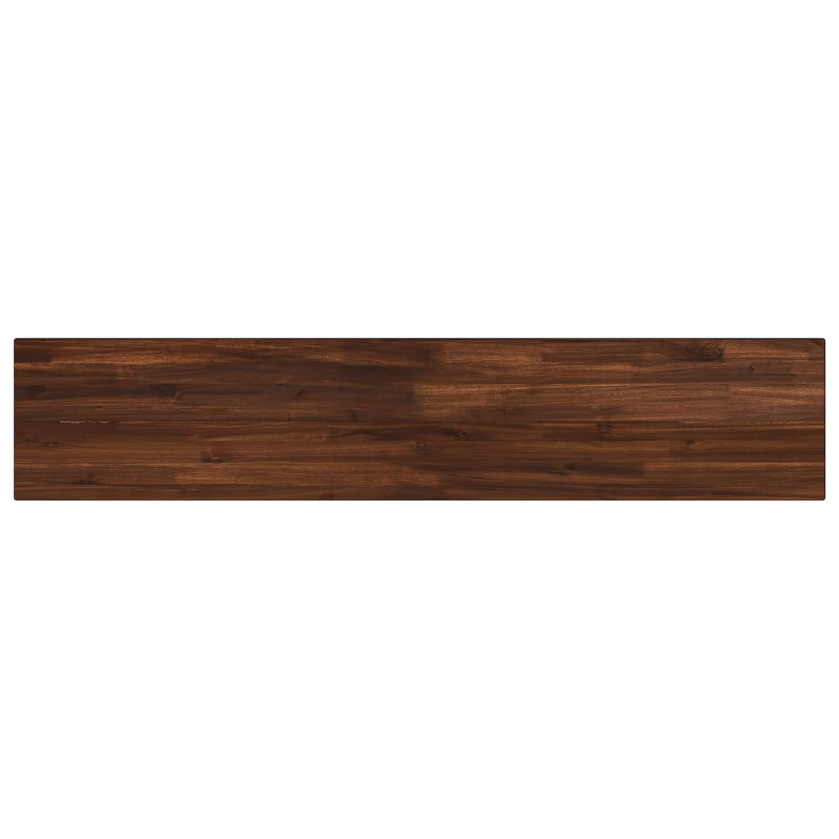 vidaXL Rectangular Table Top 160 x 20 x 3.5 cm Rectangular Dark Brown