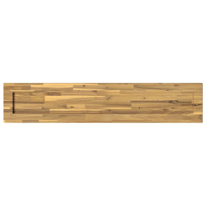 vidaXL Rectangular Table Top 160 x 20 x 3.5 cm Rectangular White