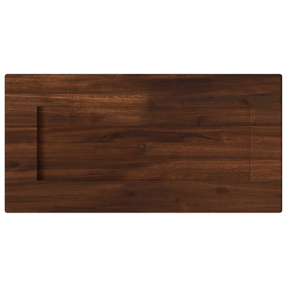vidaXL Rectangular Table Top 70 x 30 x 3.5 cm Rectangular Dark Brown
