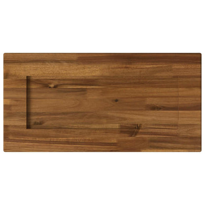 vidaXL Rectangular Table Top 70 x 30 x 3.5 cm Rectangular Natural