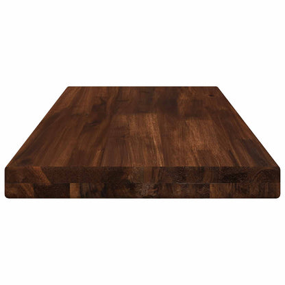vidaXL Rectangular Table Top 90 x 30 x 3.5 cm Rectangular Dark Brown