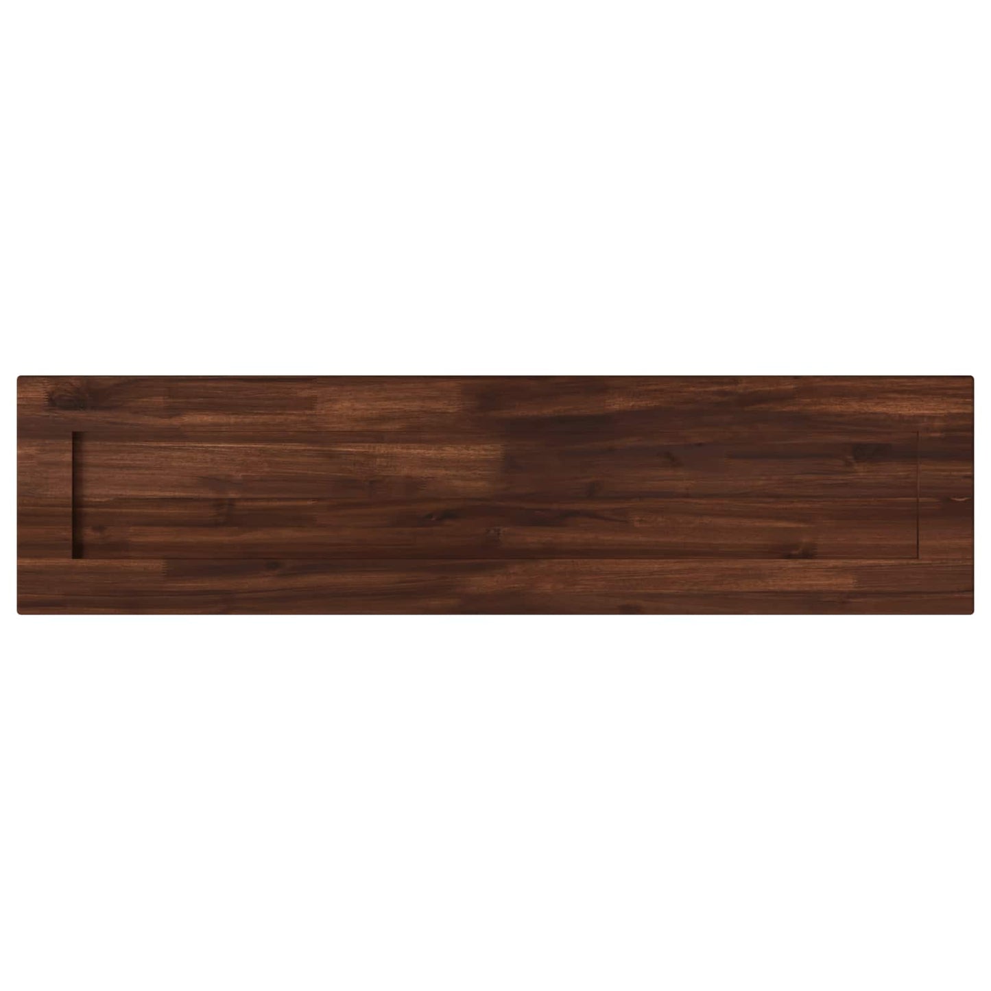 vidaXL Rectangular Table Top 100 x 30 x 3.5 cm Rectangular Dark Brown