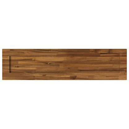 vidaXL Rectangular Table Top 110 x 30 x 3.5 cm Rectangular Natural