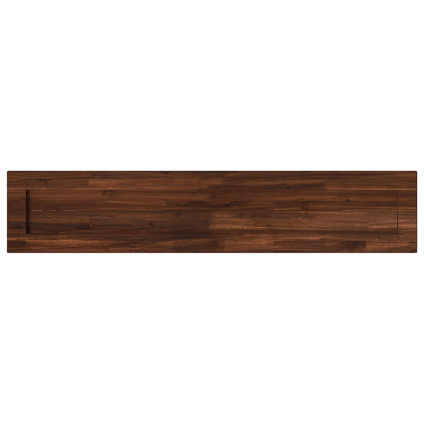 vidaXL Rectangular Table Top 140 x 30 x 3.5 cm Rectangular Dark Brown