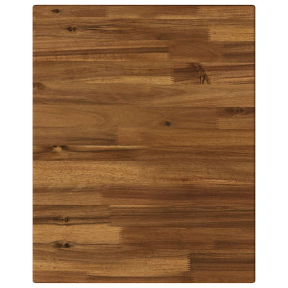 vidaXL Rectangular Table Top 50 x 40 x 3.5 cm Rectangular Natural