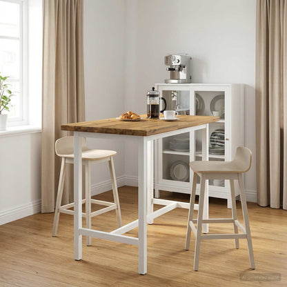 vidaXL Rectangular Table Top 130 x 40 x 3.5 cm Rectangular White