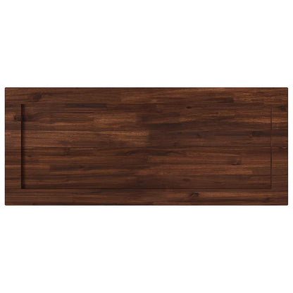 vidaXL Rectangular Table Top 110 x 50 x 3.5 cm Rectangular Dark Brown