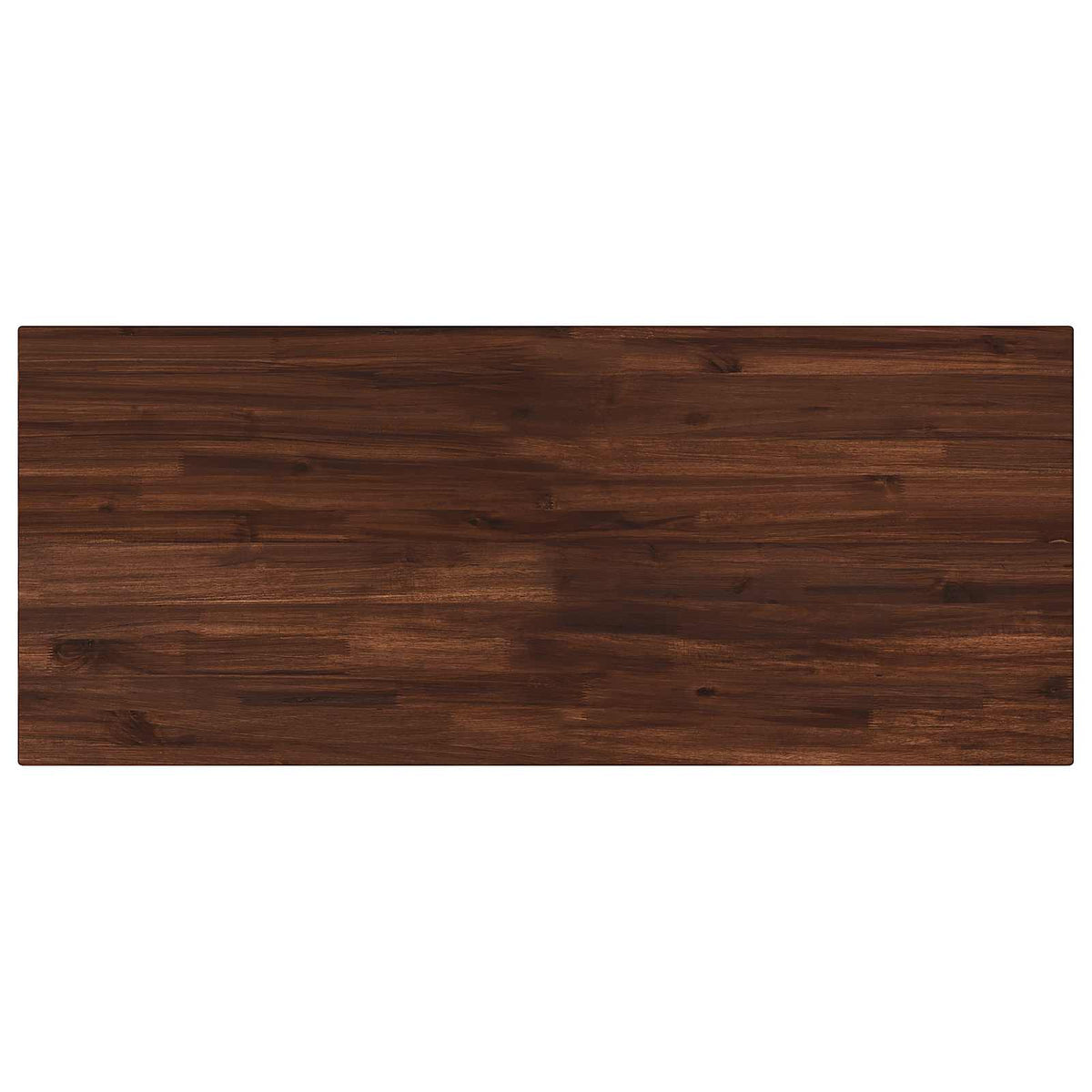 vidaXL Rectangular Table Top 110 x 50 x 3.5 cm Rectangular Dark Brown
