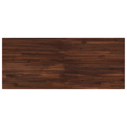 vidaXL Rectangular Table Top 110 x 50 x 3.5 cm Rectangular Dark Brown