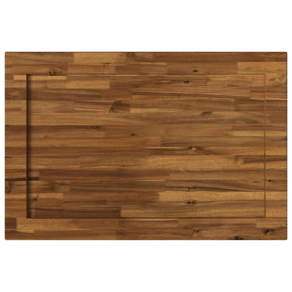 vidaXL Rectangular Table Top 80 x 60 x 3.5 cm Rectangular Natural
