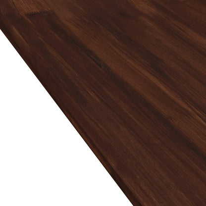 vidaXL Rectangular Table Top 90 x 60 x 3.5 cm Rectangular Dark Brown