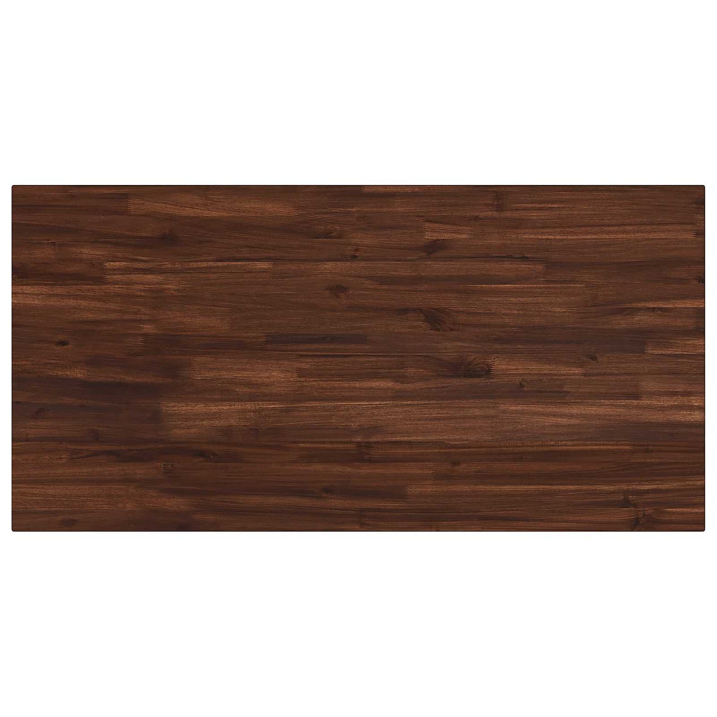 vidaXL Rectangular Table Top 130 x 60 x 3.5 cm Rectangular Dark Brown