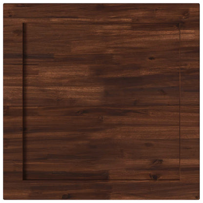 vidaXL Rectangular Table Top 70 x 70 x 3.5 cm Square Solid Acacia Wood