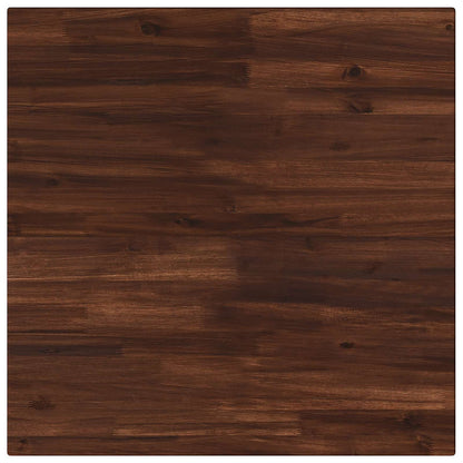 vidaXL Rectangular Table Top 70 x 70 x 3.5 cm Square Solid Acacia Wood