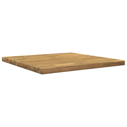 vidaXL Rectangular Table Top 70 x 70 x 3.5 cm Square Solid Acacia Wood