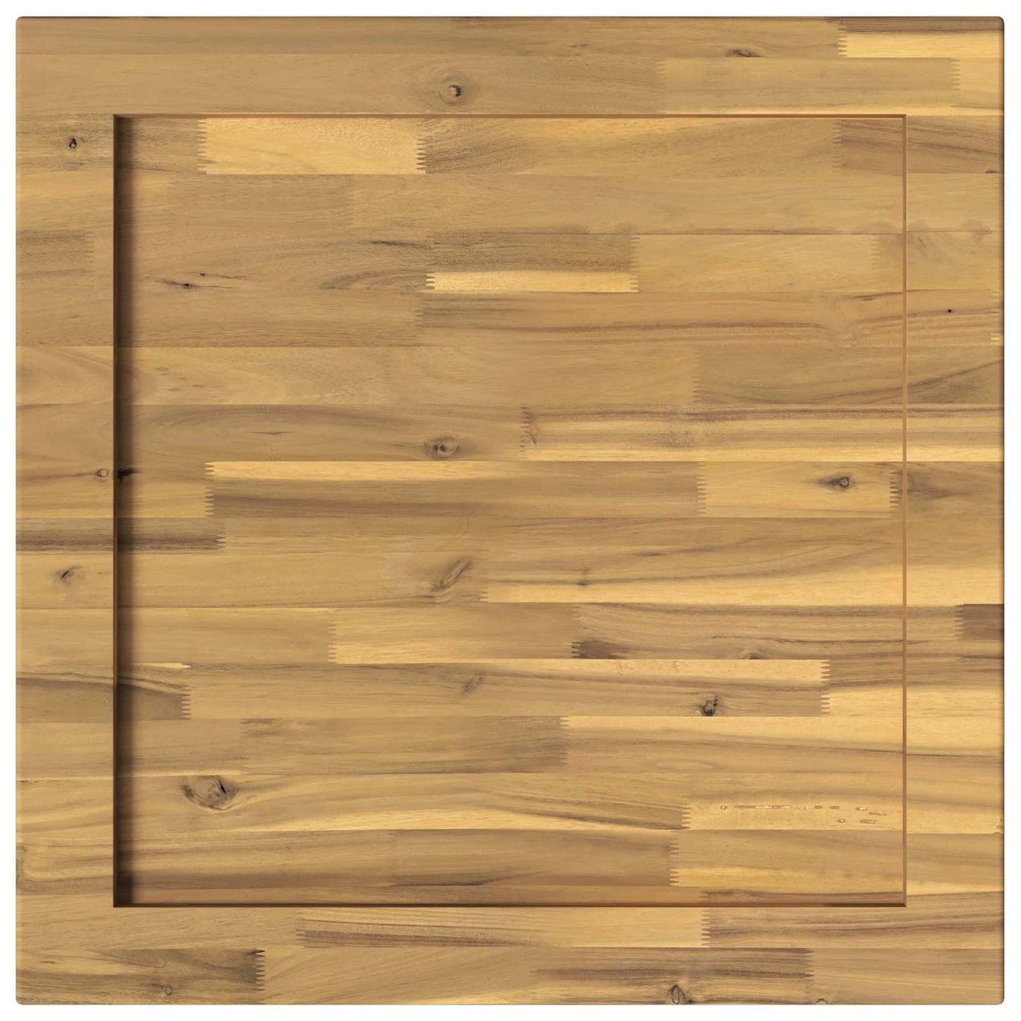 vidaXL Rectangular Table Top 70 x 70 x 3.5 cm Square Solid Acacia Wood