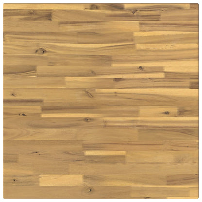 vidaXL Rectangular Table Top 70 x 70 x 3.5 cm Square Solid Acacia Wood