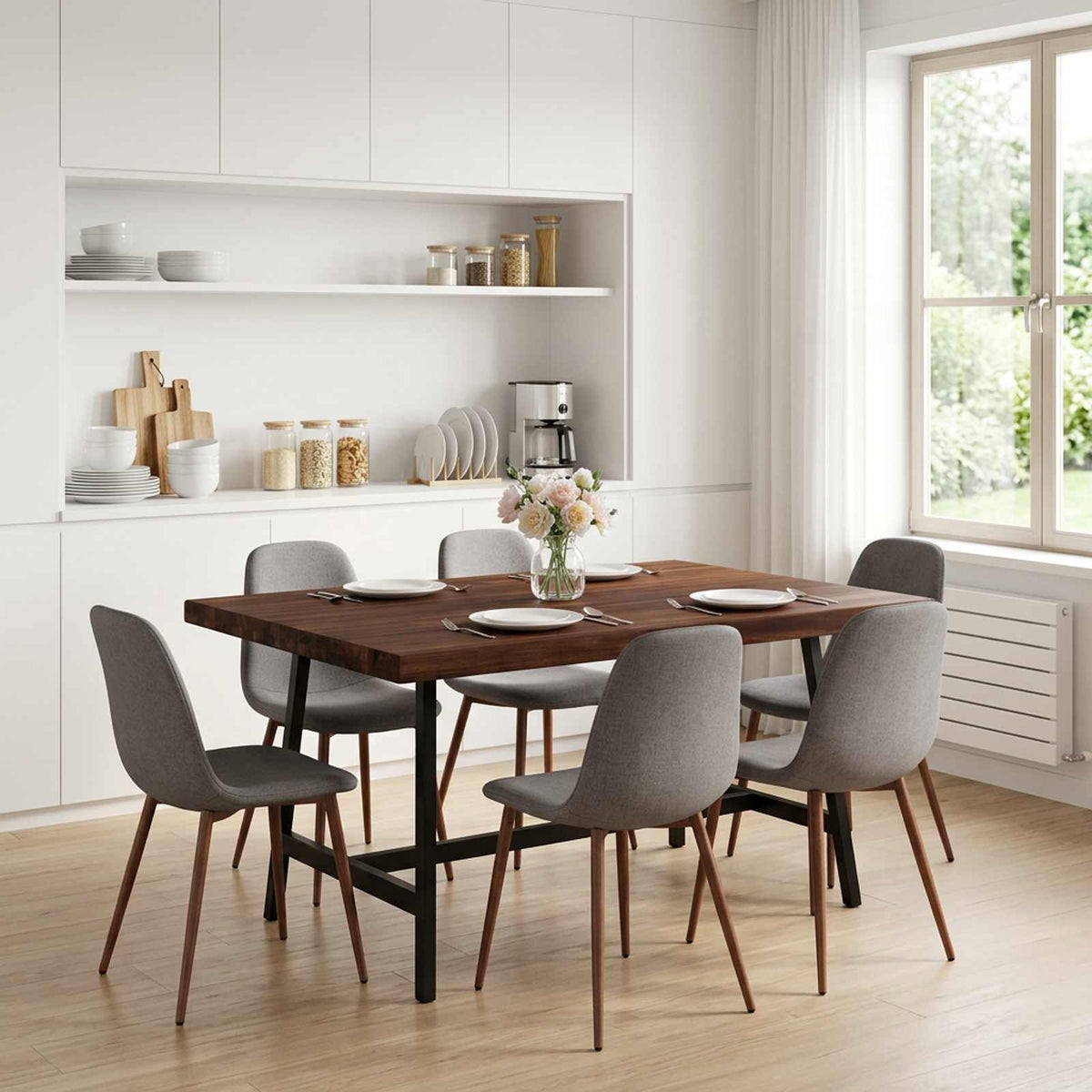 vidaXL Rectangular Table Top 70 x 70 x 3 cm Square Solid Acacia Wood