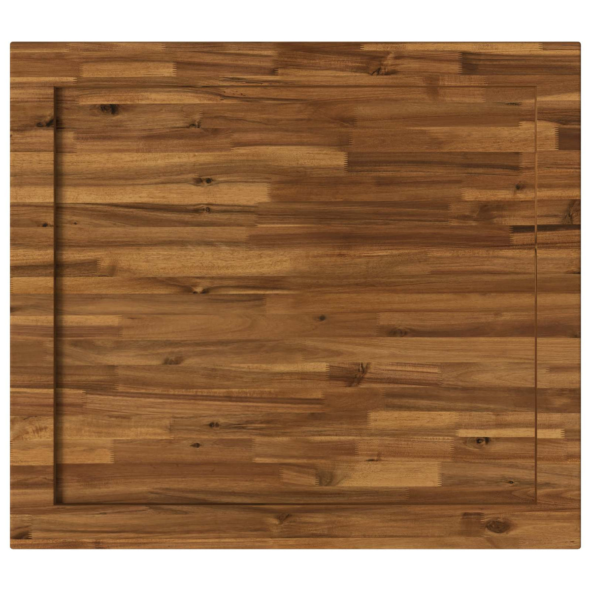 vidaXL Rectangular Table Top 80 x 80 x 3.2 cm Square Solid Acacia Wood