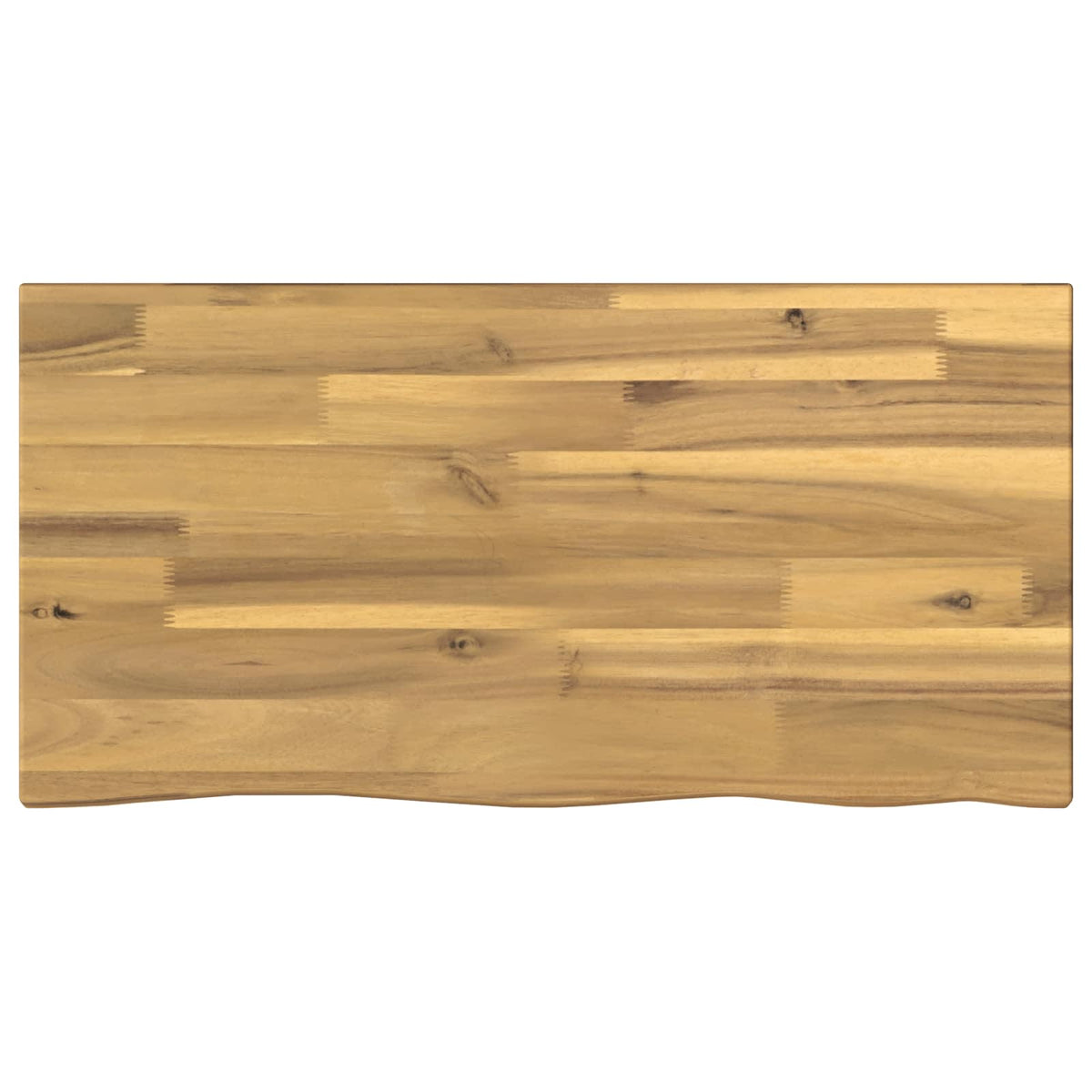 vidaXL Live Edge Table Top 40 x 20 x 3.5 cm Rectangular White