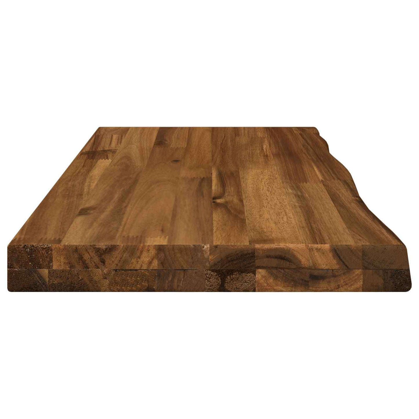vidaXL Live Edge Table Top 50 x 20 x 3.5 cm Rectangular Natural
