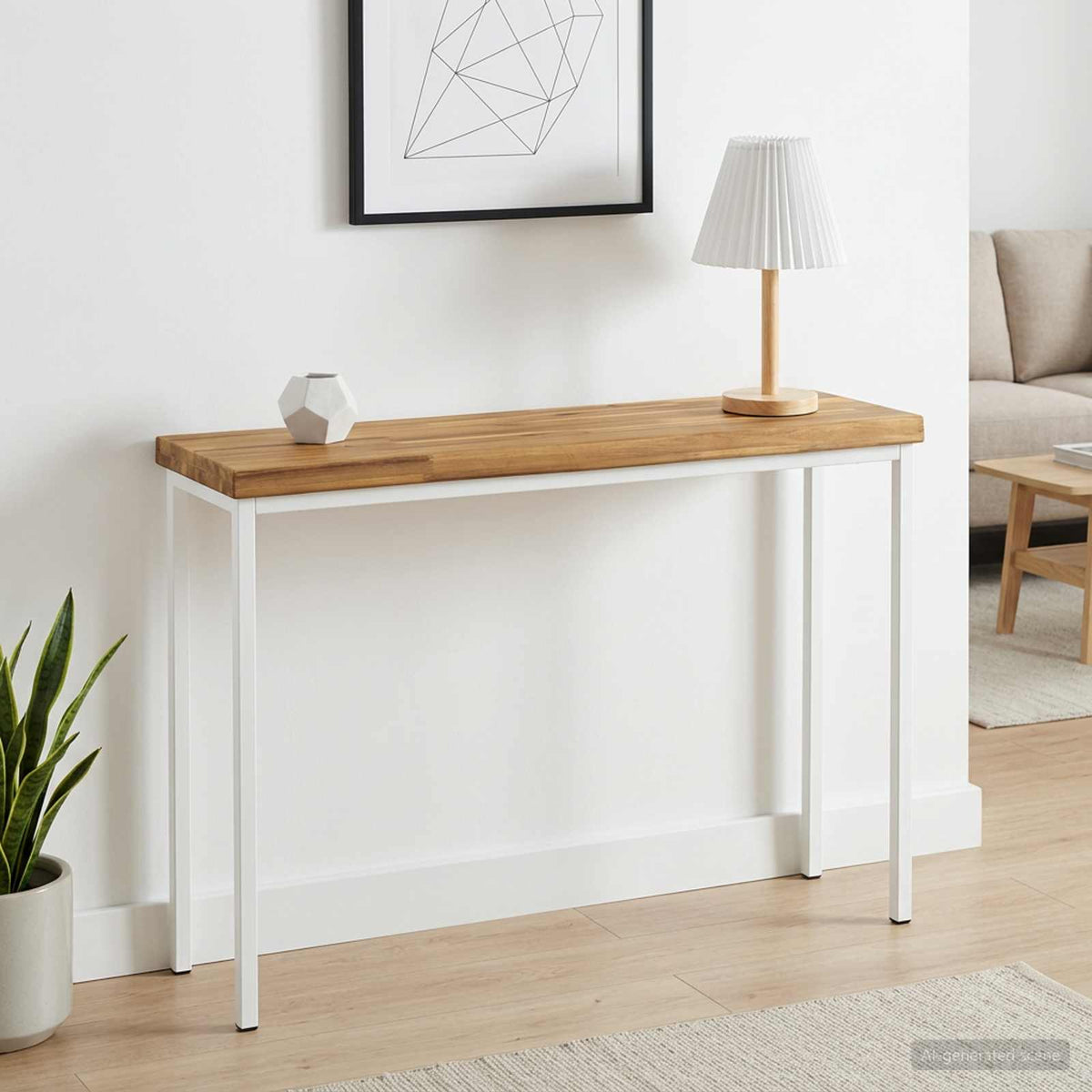 vidaXL Live Edge Table Top 90 x 20 x 3.5 cm Rectangular White