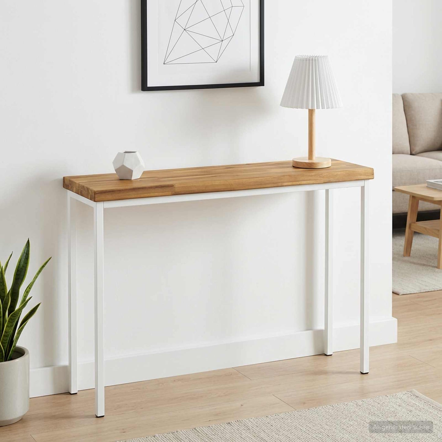 vidaXL Live Edge Table Top 70 x 20 x 3.5 cm Rectangular White