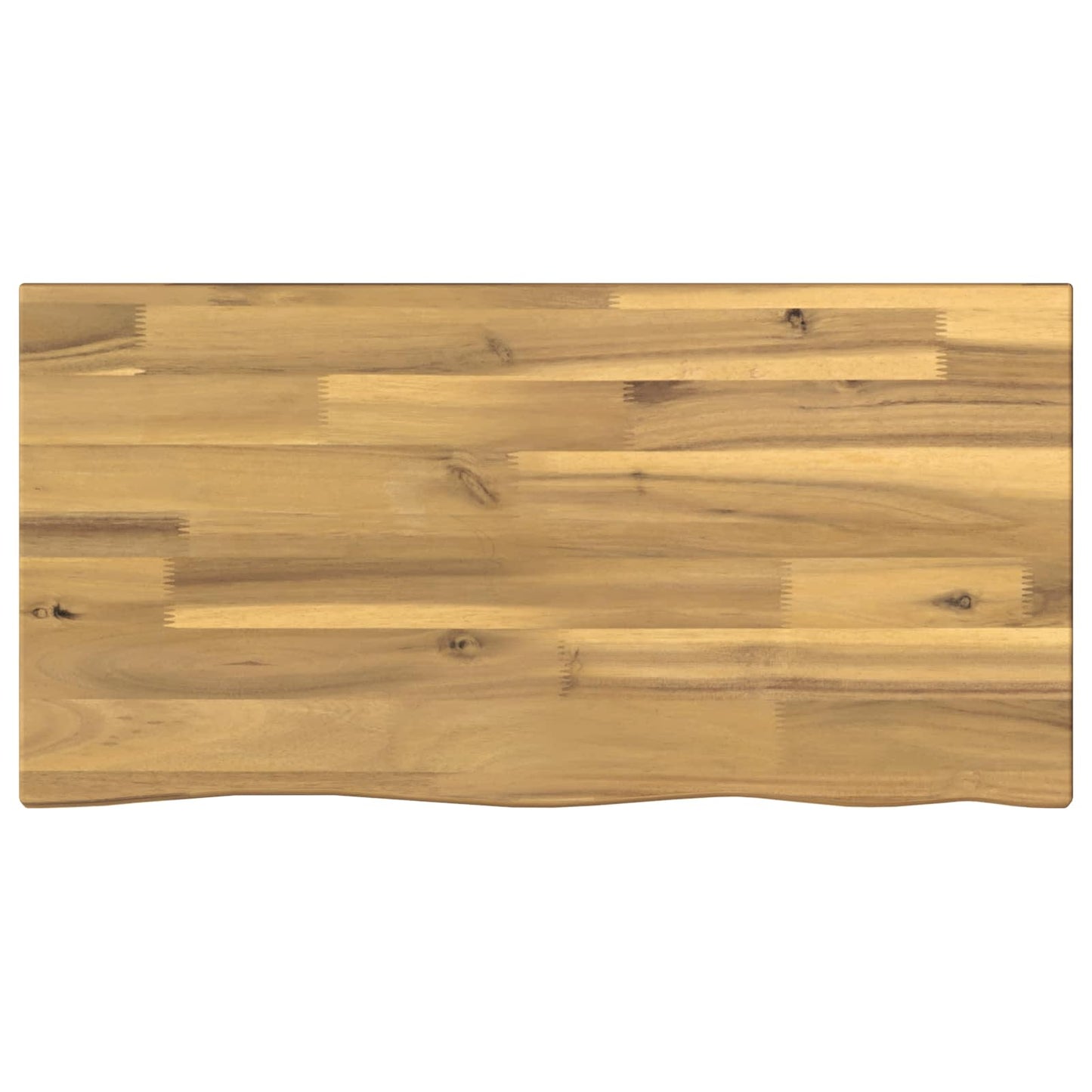 vidaXL Live Edge Table Top 70 x 20 x 3.5 cm Rectangular White