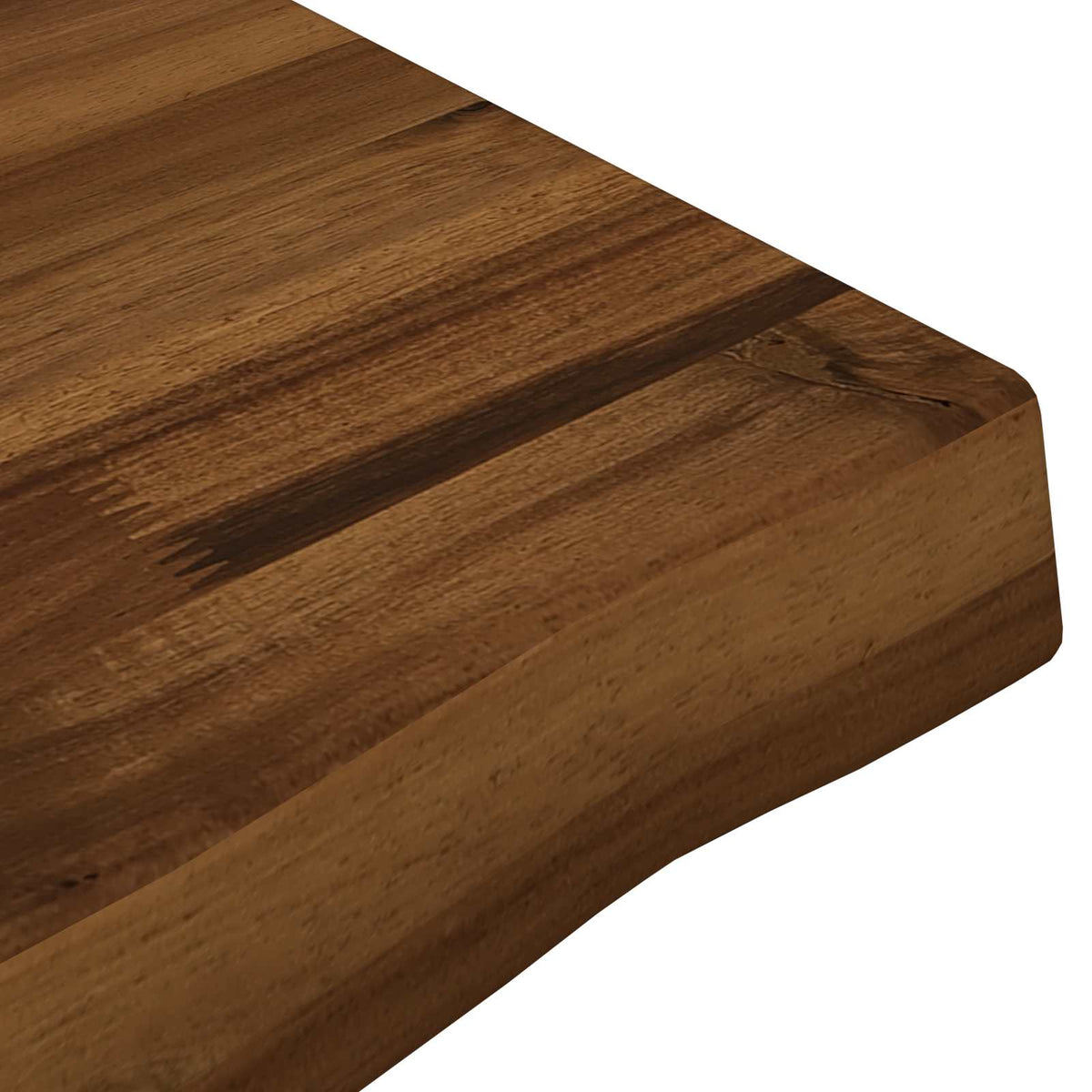 vidaXL Live Edge Table Top 80 x 20 x 3.5 cm Rectangular Natural