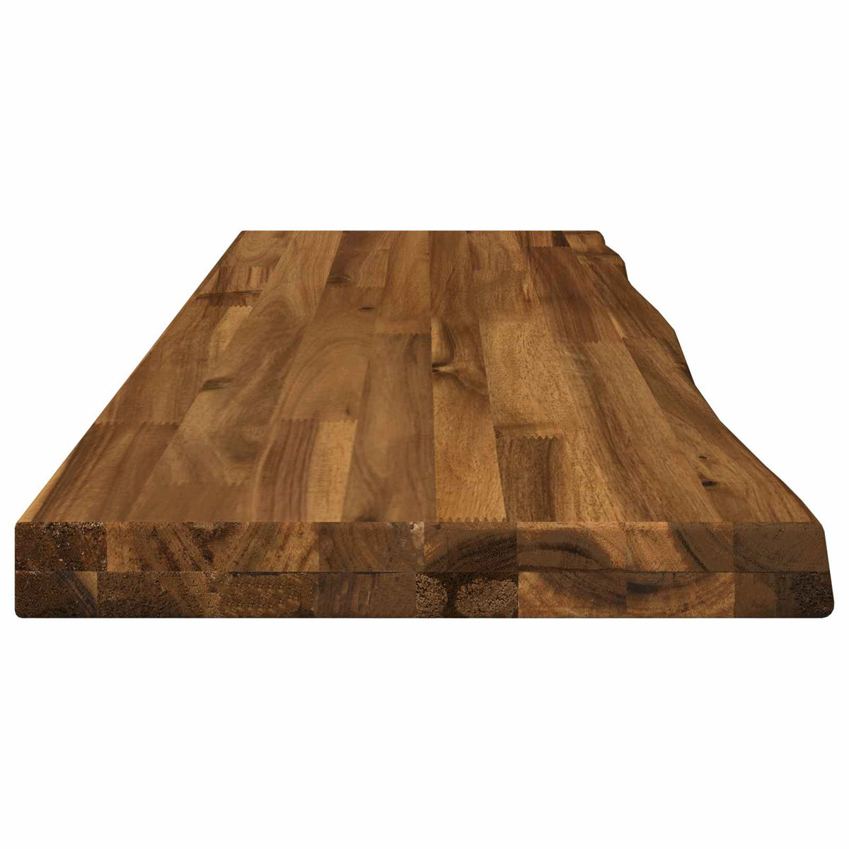 vidaXL Live Edge Table Top 80 x 20 x 3.5 cm Rectangular Natural
