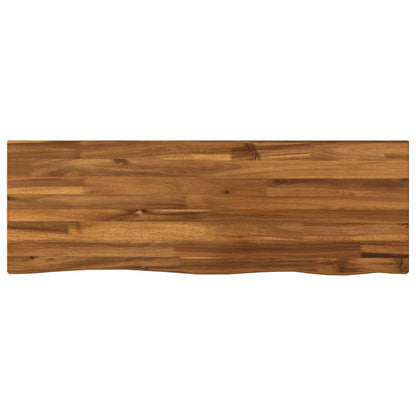 vidaXL Live Edge Table Top 80 x 20 x 3.5 cm Rectangular Natural