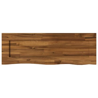 vidaXL Live Edge Table Top 90 x 20 x 3.5 cm Rectangular Natural