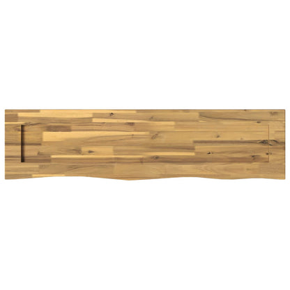 vidaXL Live Edge Table Top 100 x 20 x 3.5 cm Rectangular White