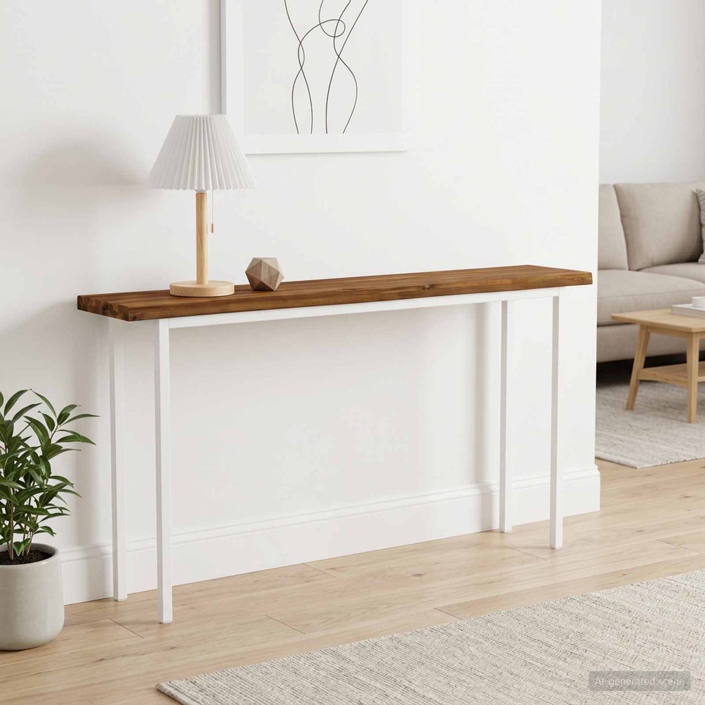 vidaXL Live Edge Table Top 160 x 20 x 3.5 cm Rectangular Natural