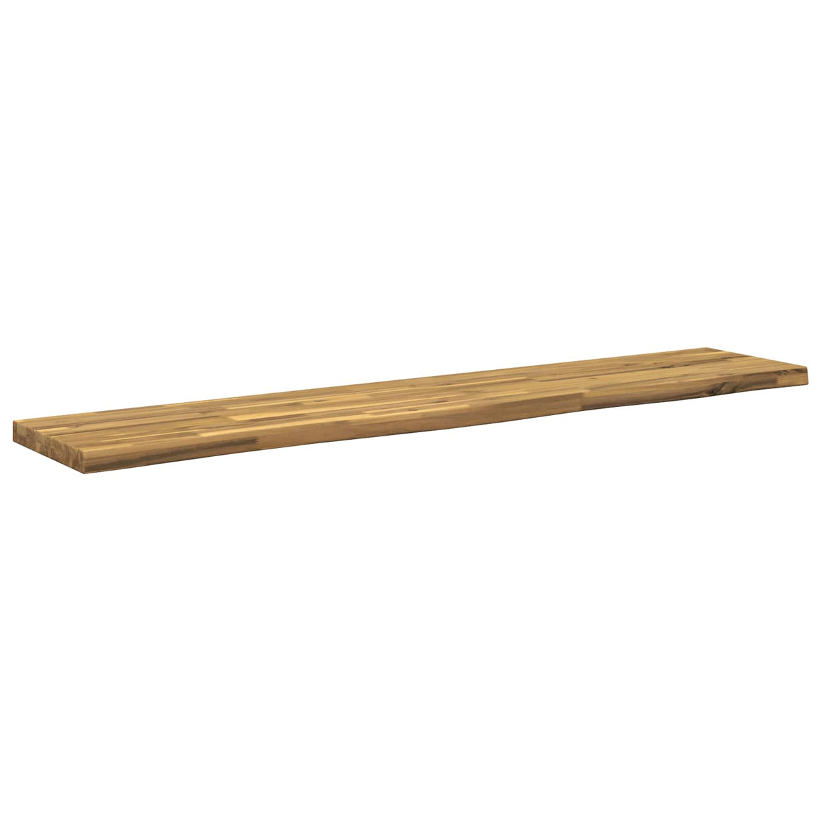 vidaXL Live Edge Table Top 150 x 20 x 3.5 cm Rectangular White