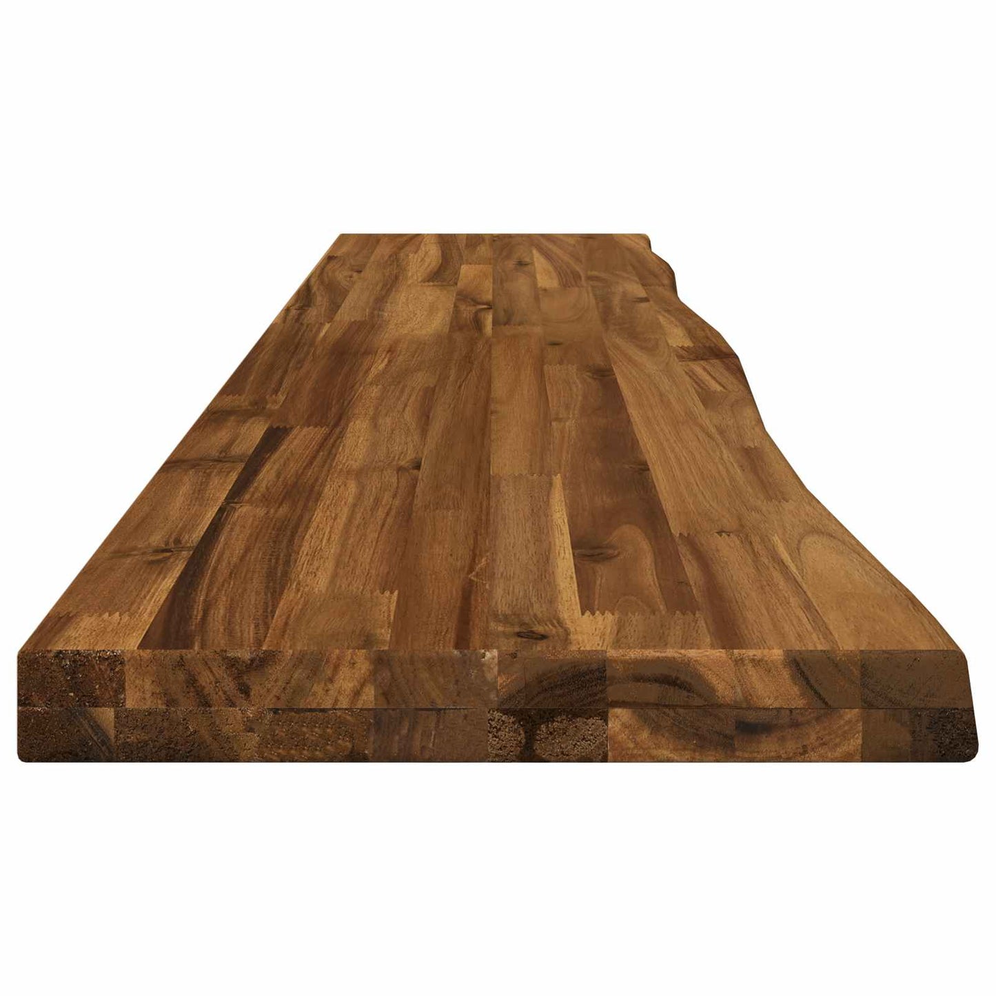 vidaXL Live Edge Table Top 160 x 20 x 3.5 cm Rectangular Natural