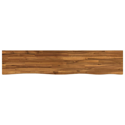 vidaXL Live Edge Table Top 160 x 20 x 3.5 cm Rectangular Natural