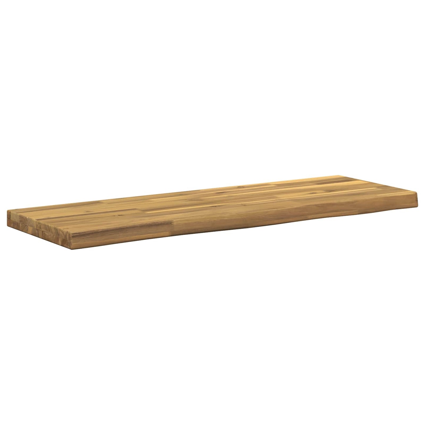 vidaXL Live Edge Table Top 90 x 30 x 3.5 cm Rectangular White