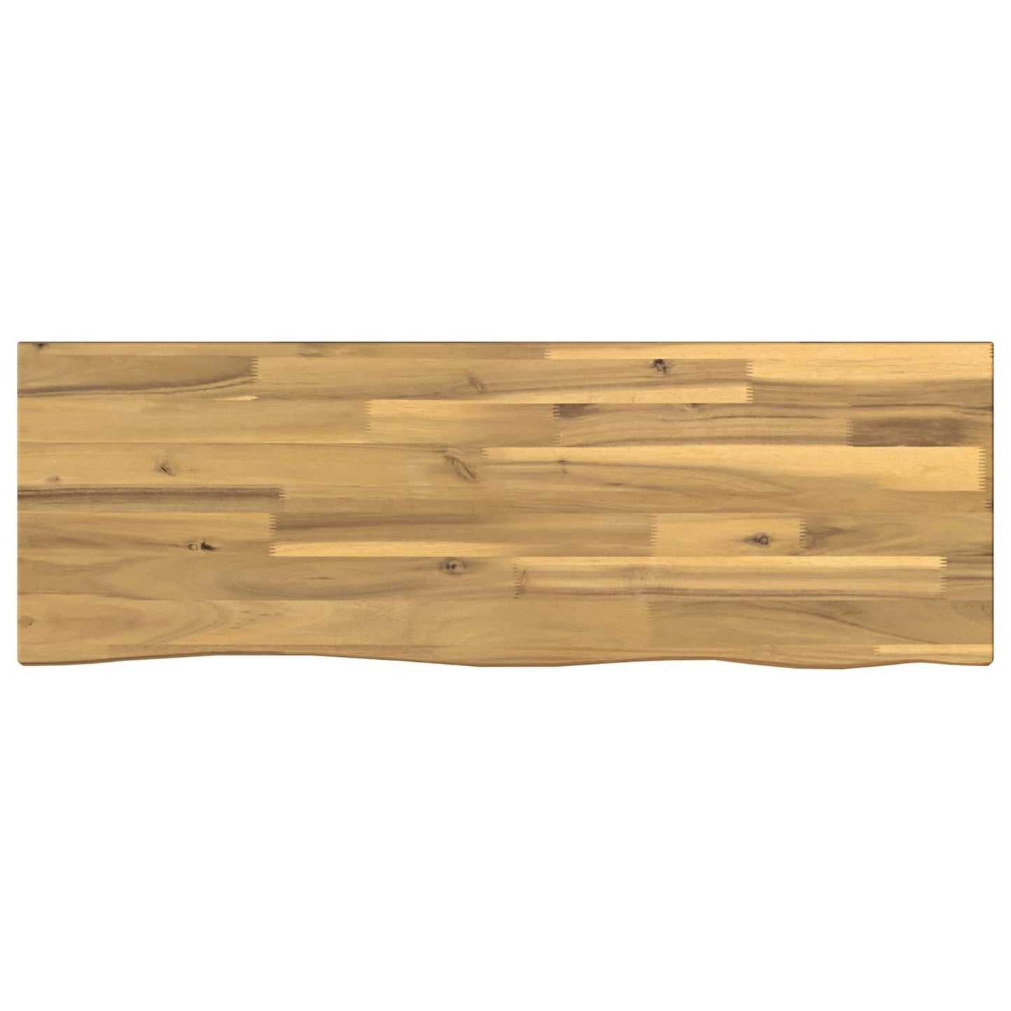 vidaXL Live Edge Table Top 90 x 30 x 3.5 cm Rectangular White