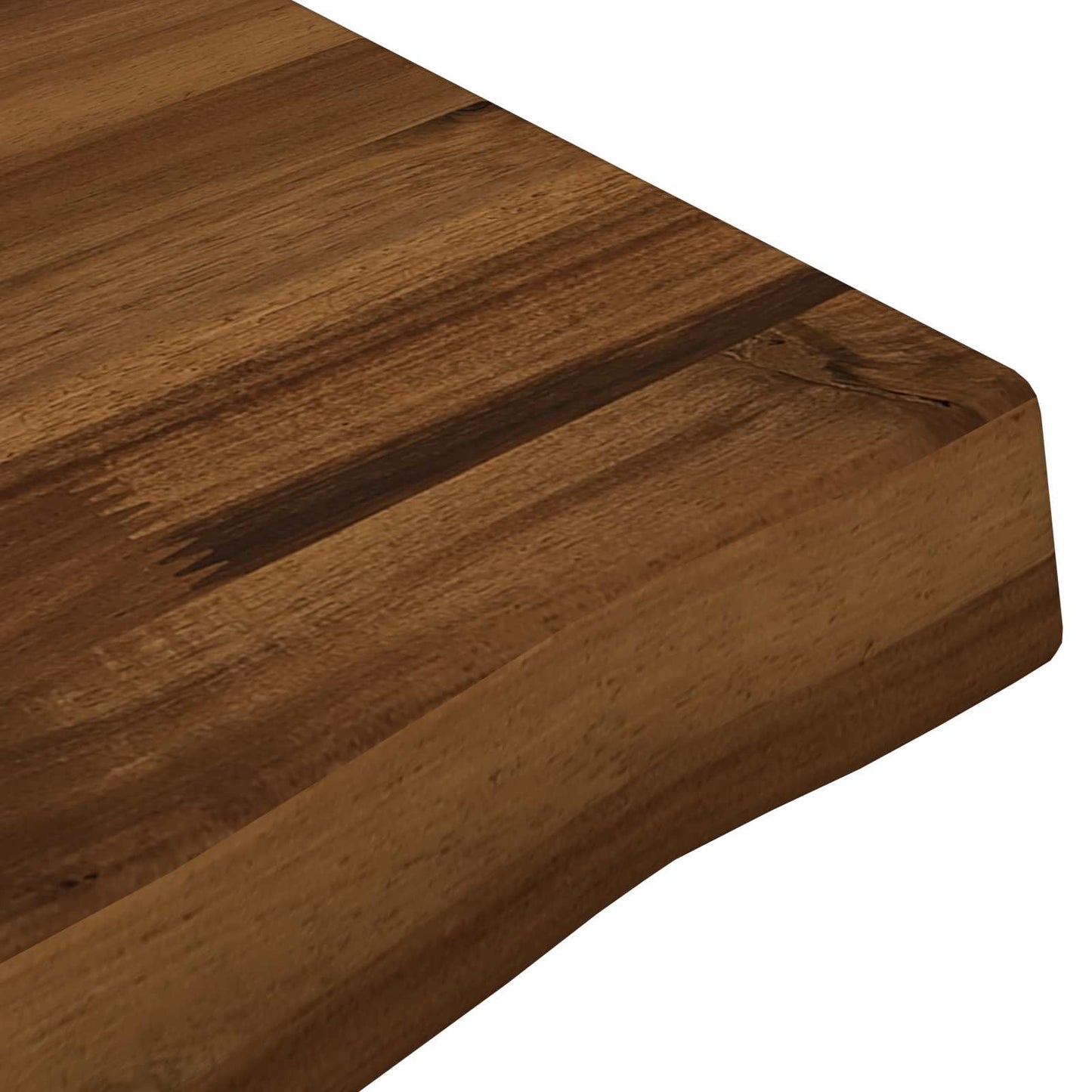 vidaXL Live Edge Table Top 120 x 30 x 3.5 cm Rectangular Natural