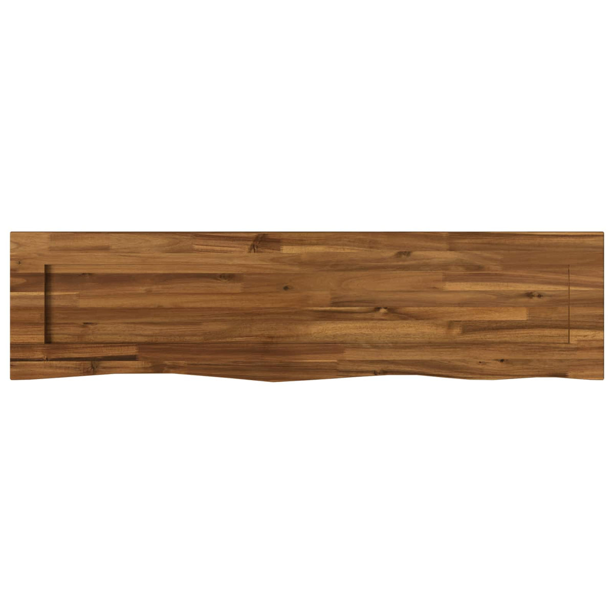 vidaXL Live Edge Table Top 120 x 30 x 3.5 cm Rectangular Natural