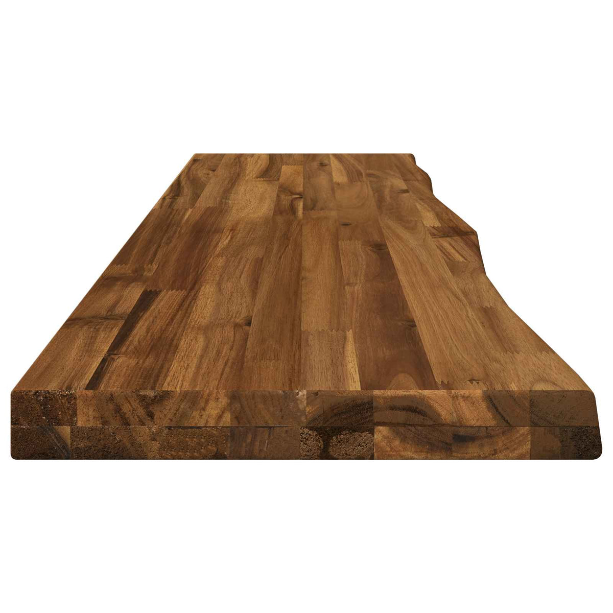 vidaXL Live Edge Table Top 120 x 30 x 3.5 cm Rectangular Natural