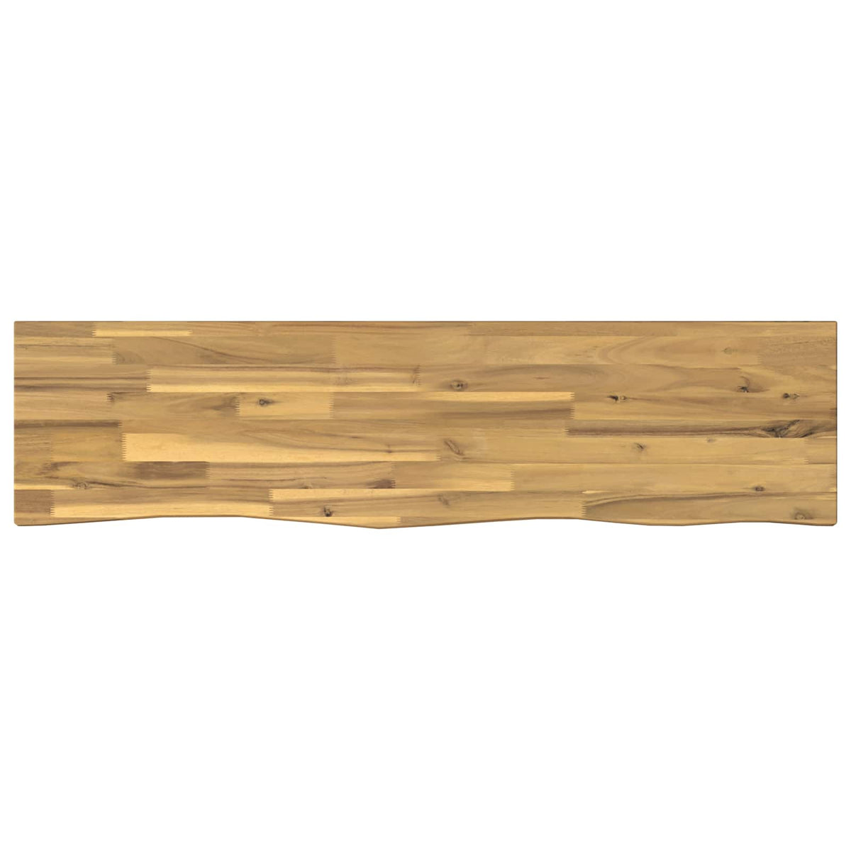 vidaXL Live Edge Table Top 120 x 30 x 3.5 cm Rectangular White