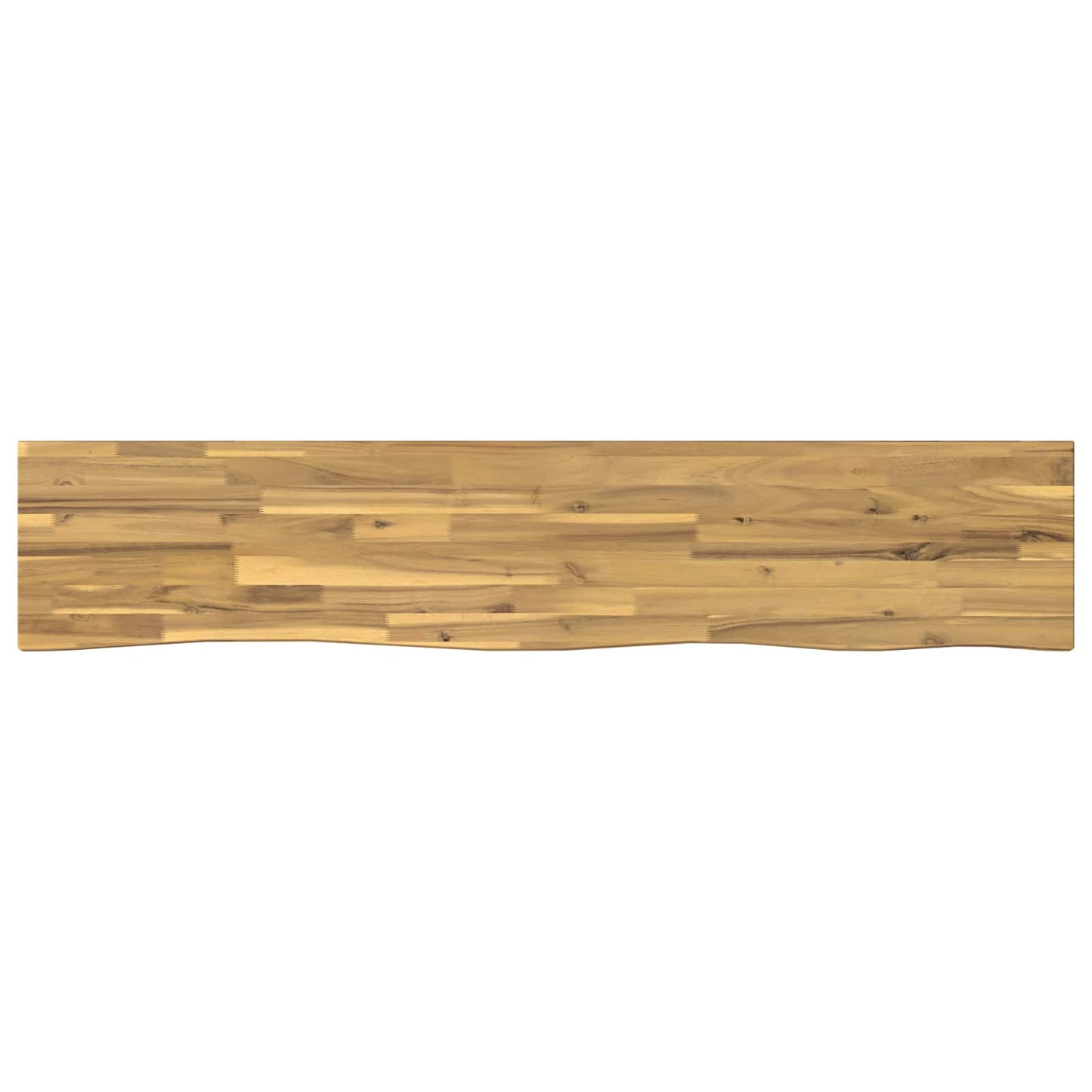 vidaXL Live Edge Table Top 140 x 30 x 3.5 cm Rectangular White