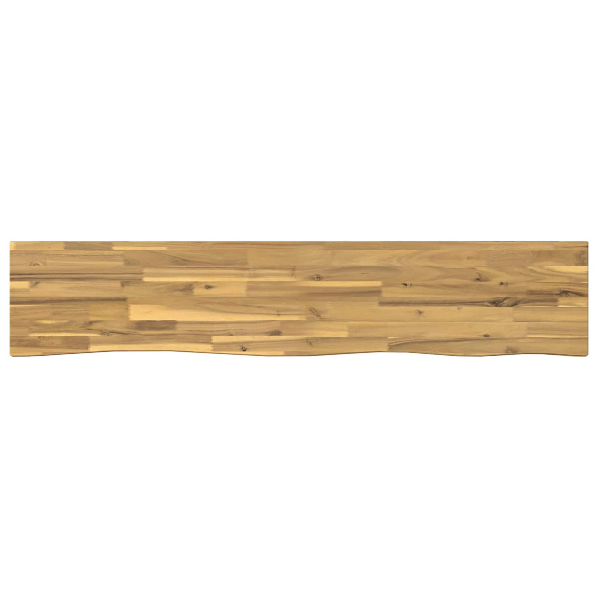 vidaXL Live Edge Table Top 150 x 30 x 3.5 cm Rectangular White