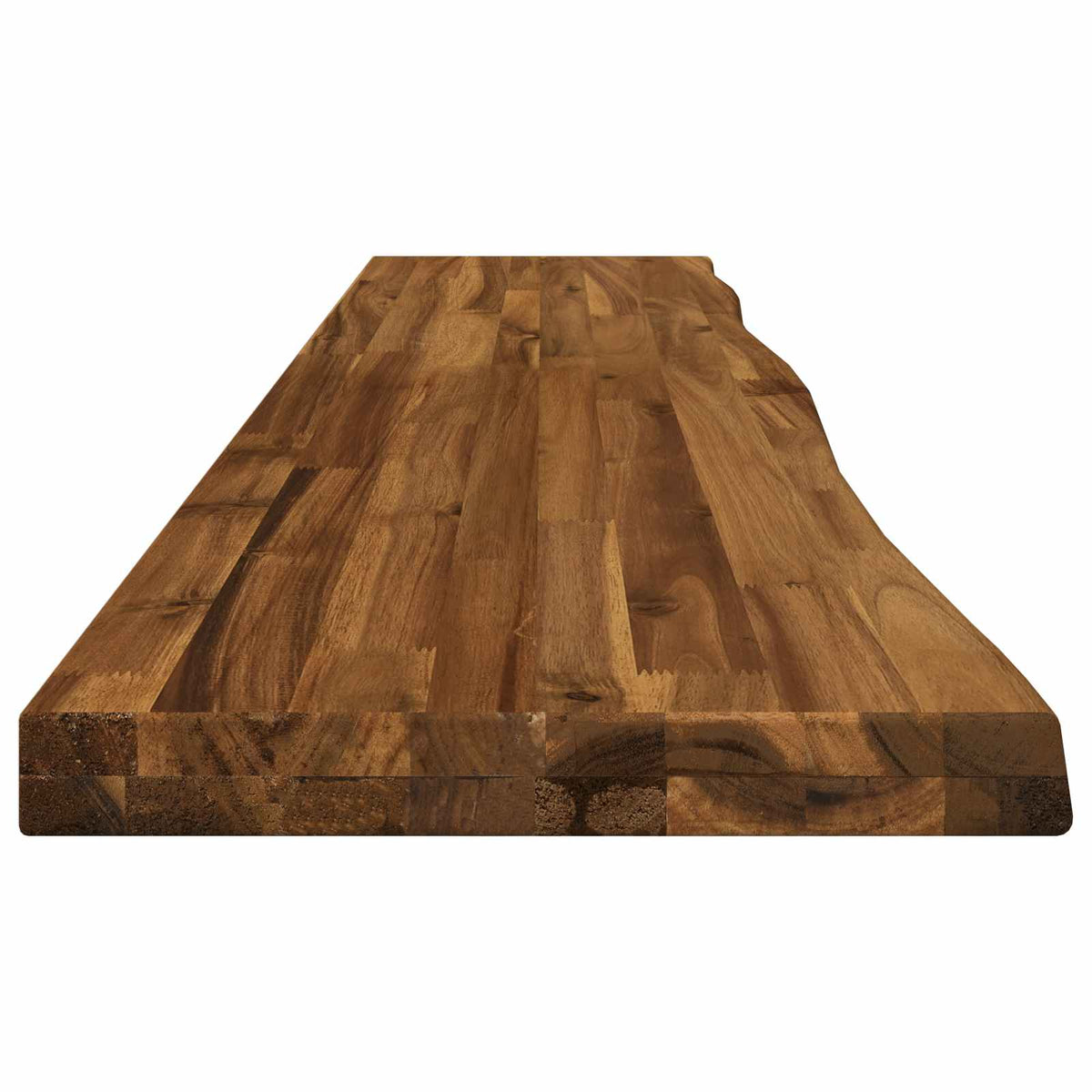 vidaXL Live Edge Table Top 160 x 30 x 3.5 cm Rectangular Natural