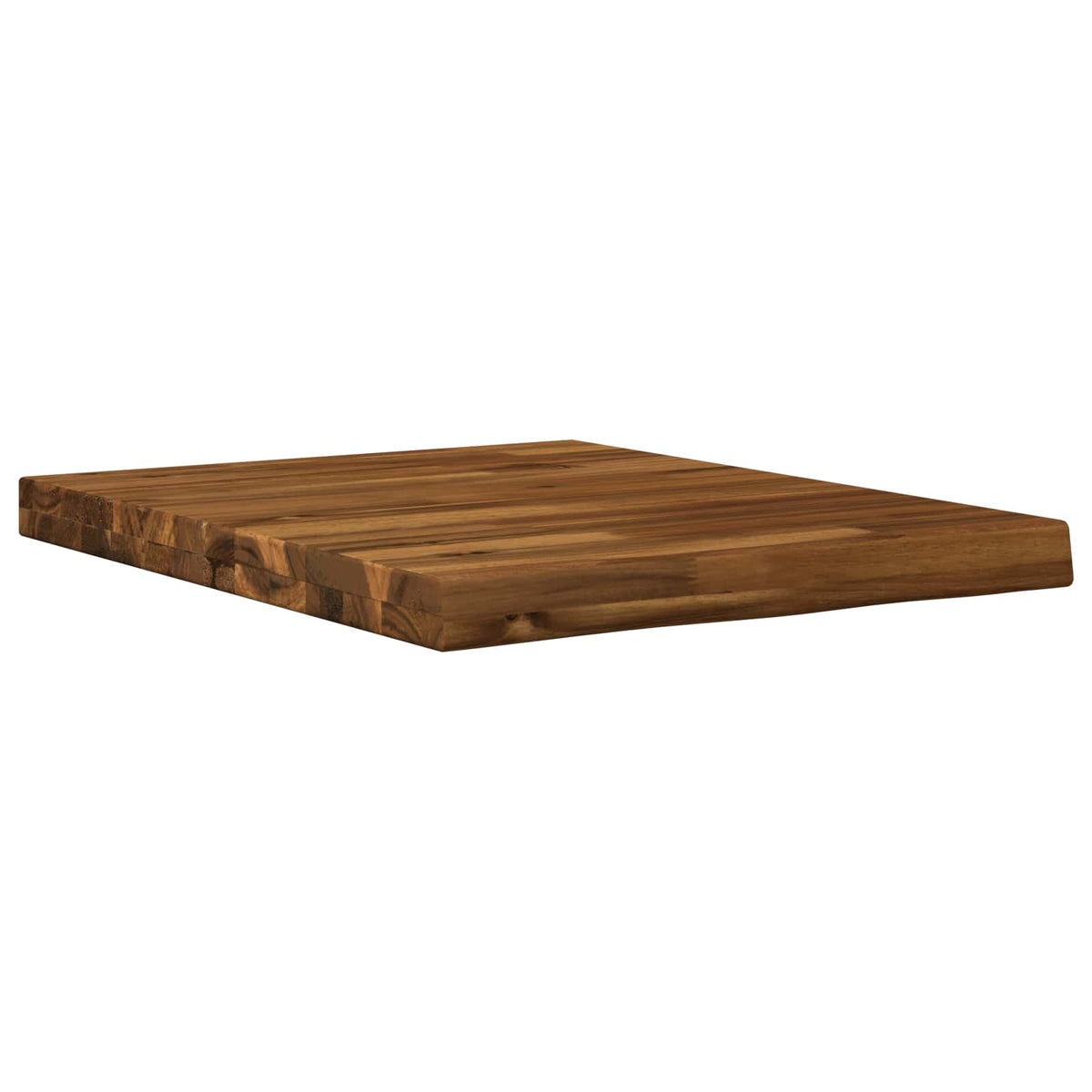 vidaXL Live Edge Table Top 50 x 40 x 3.5 cm Rectangular Natural