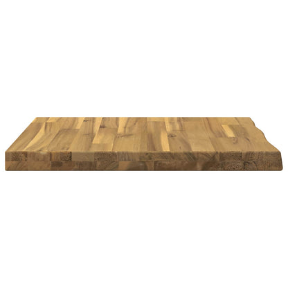 vidaXL Live Edge Table Top 50 x 40 x 3.5 cm Rectangular White