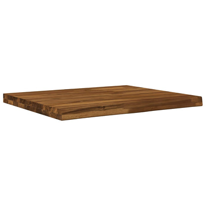 vidaXL Live Edge Table Top 90 x 40 x 3.5 cm Rectangular Natural